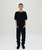 REGULAR STRAIGHT DENIM [BLACK]