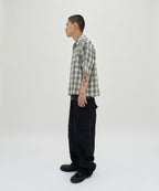 CHECK SHORT SLEEVE SHIRT [IVORY]