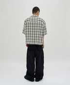 CHECK SHORT SLEEVE SHIRT [IVORY]