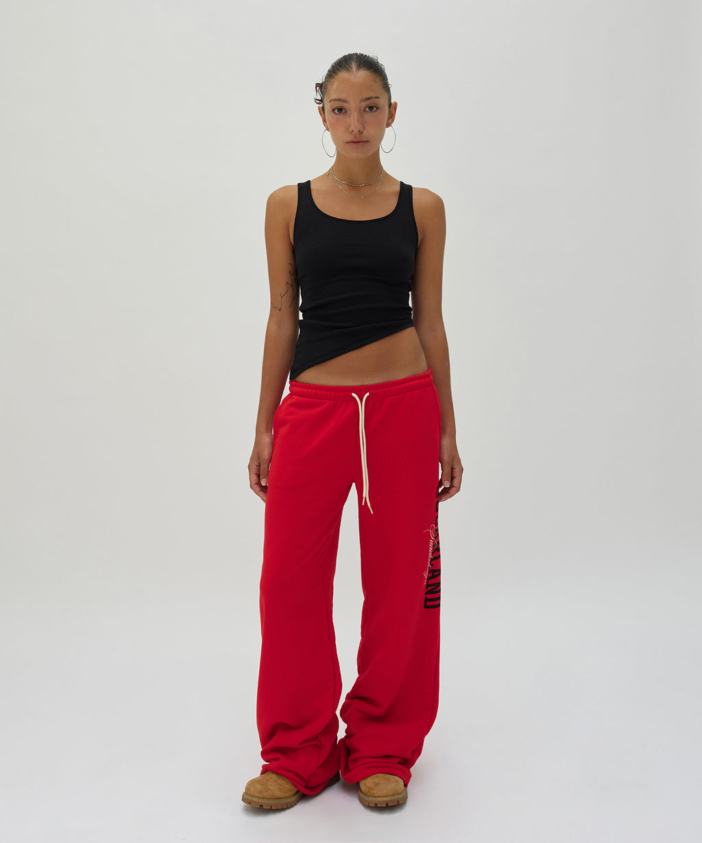 SUGARLAND SWEAT PANTS [RED]