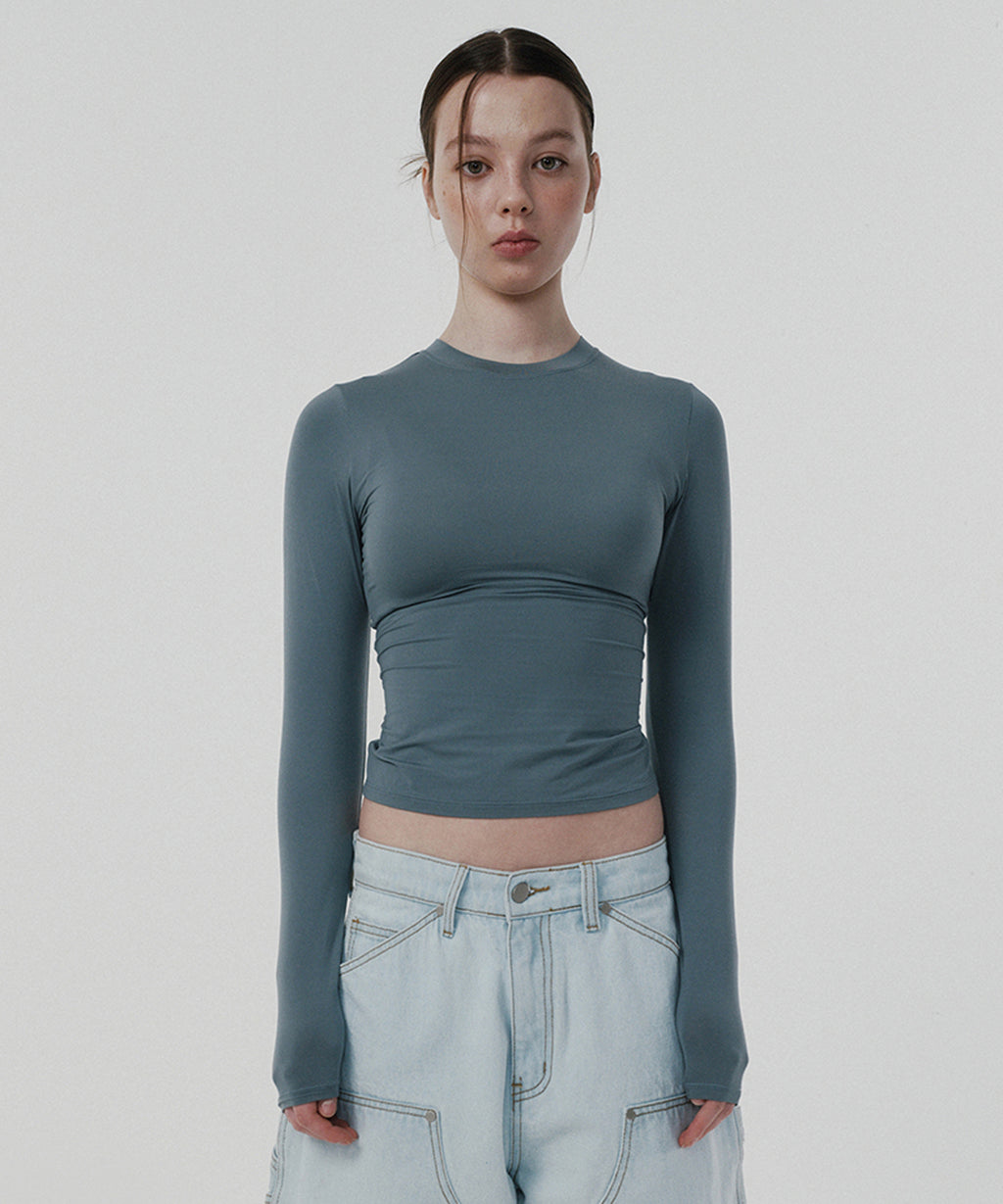 FIT JERSEY [BLUE GRAY]