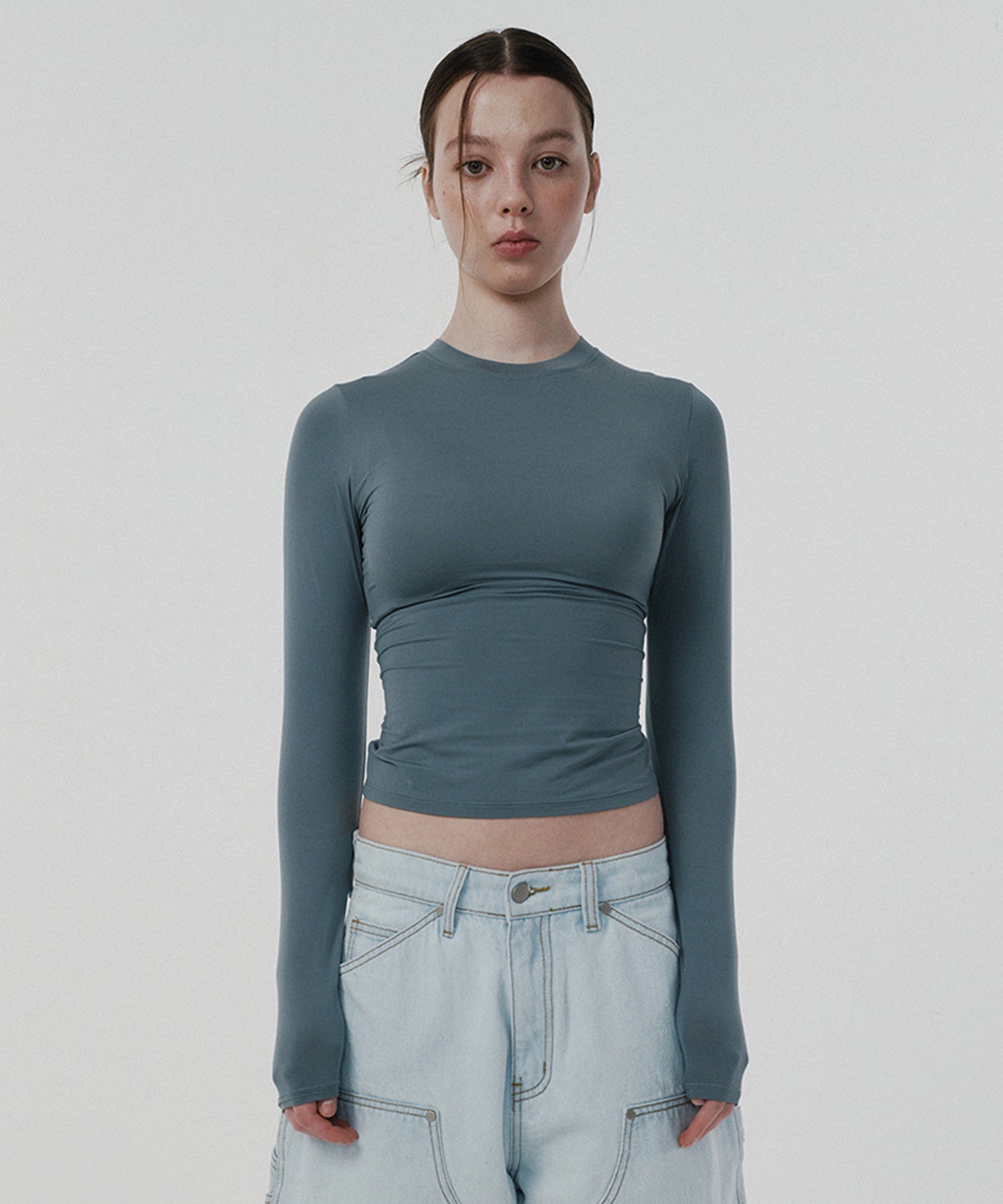FIT JERSEY [BLUE GRAY]