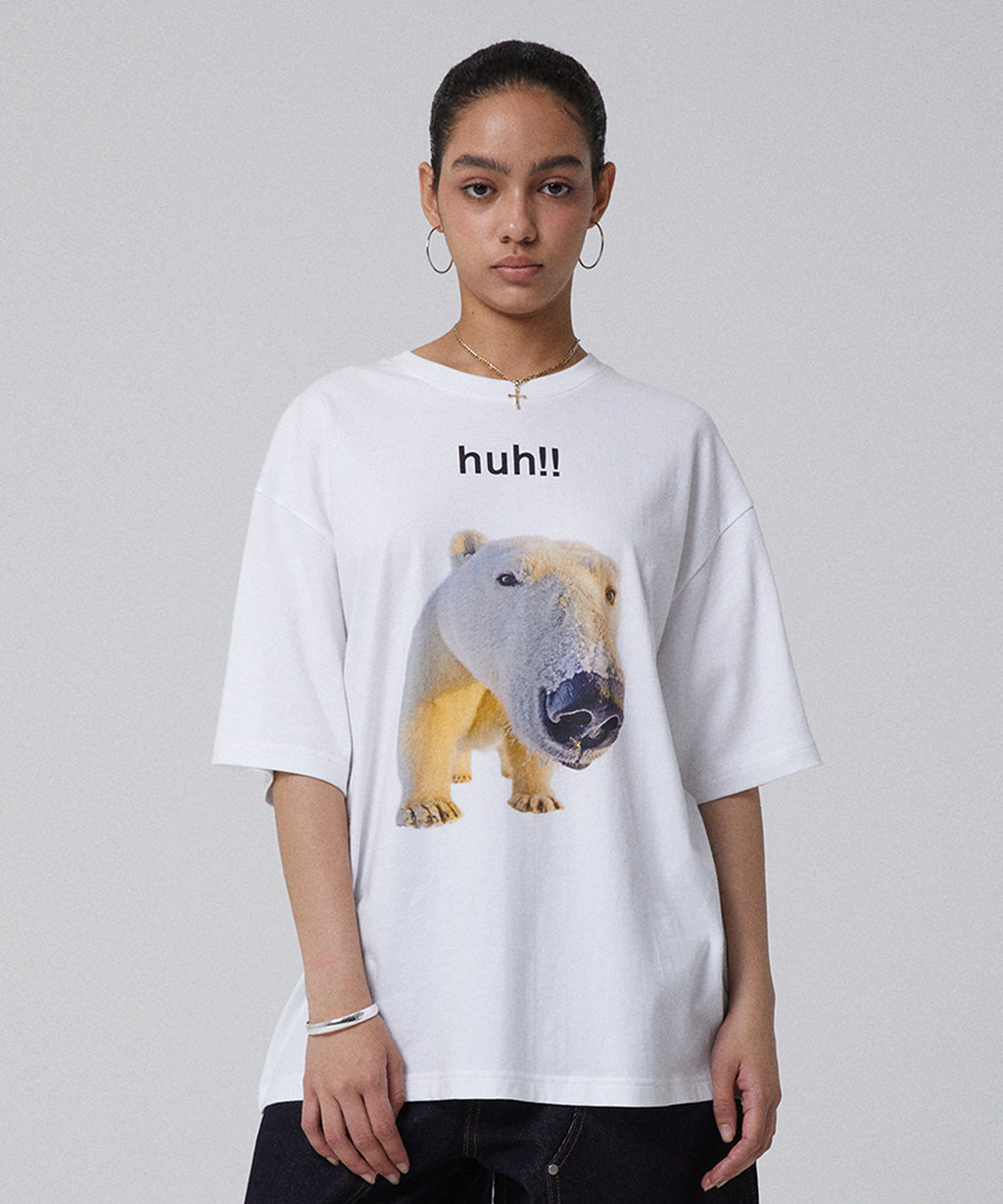 HUH!! TEE [WHITE]