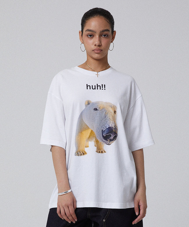 HUH!! TEE [WHITE] Hover Image