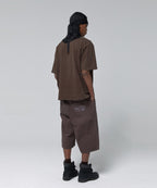 CONTOUR DOUBLE KNEE SHORTS [BROWN]