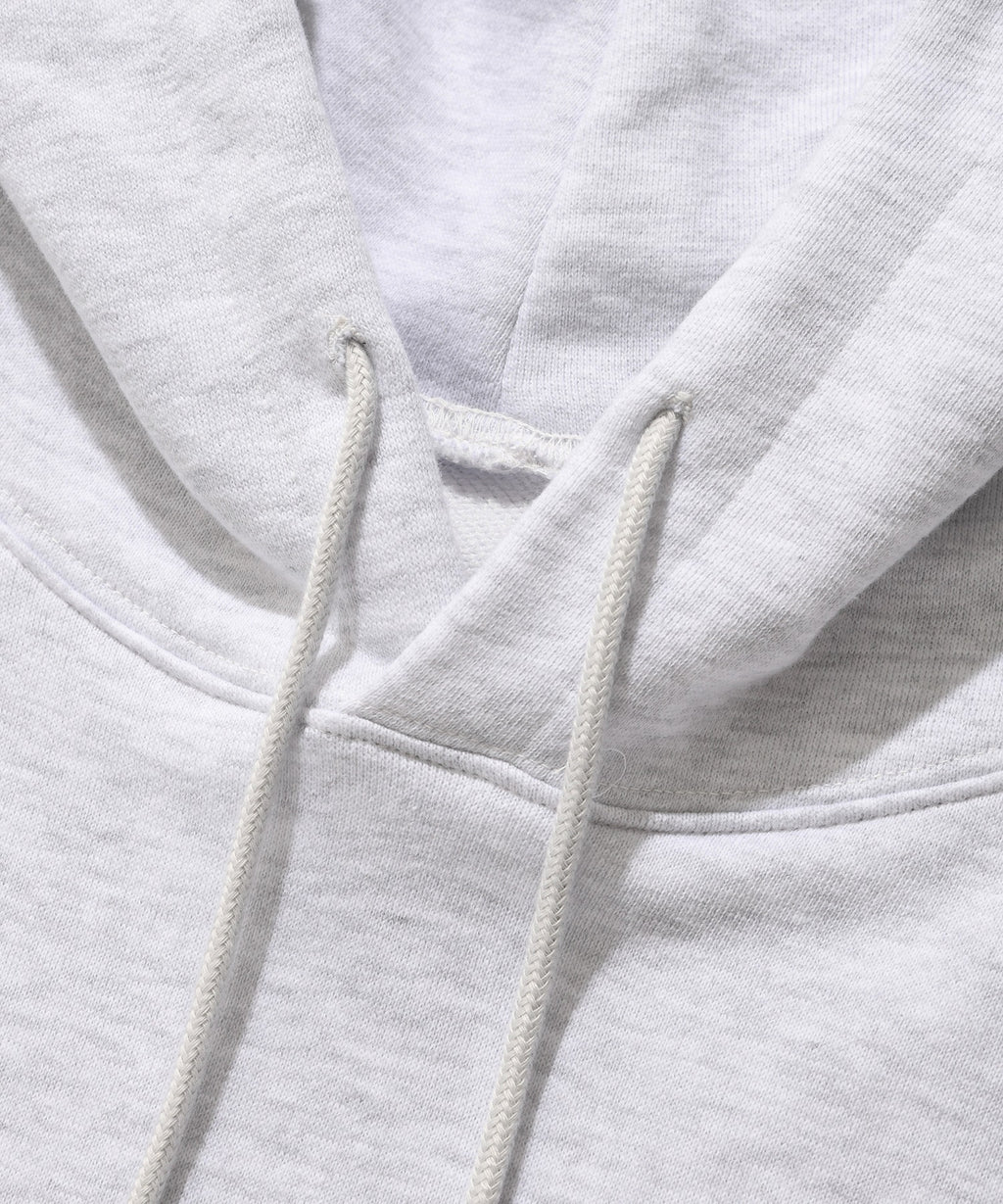 HUH!! HOODIE [MELANGE GRAY]