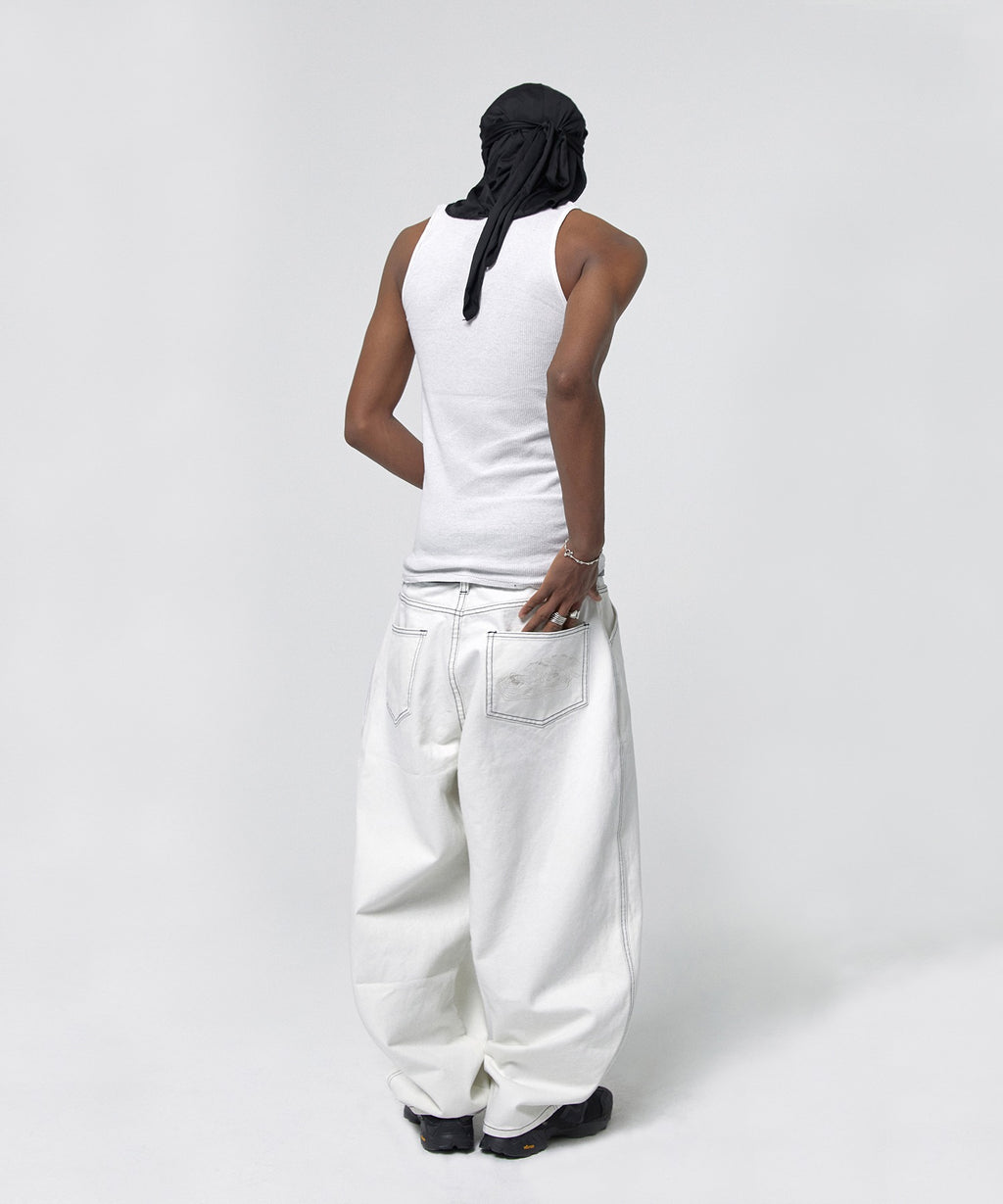 CONTOUR POCKET DENIM [WHITE]