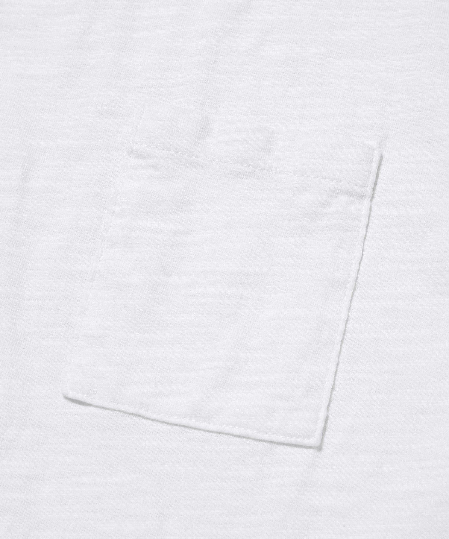 TEXTURED POCKET TEE [WHITE]