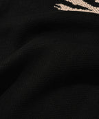 SKULL COWICHAN SWEATER [BLACK]