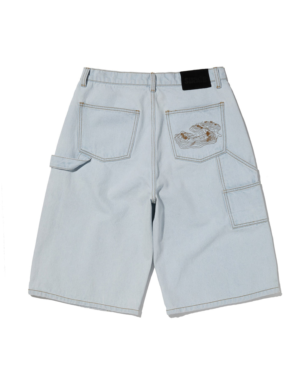 CONTOUR DOUBLE KNEE SHORTS [LIGHT BLUE]