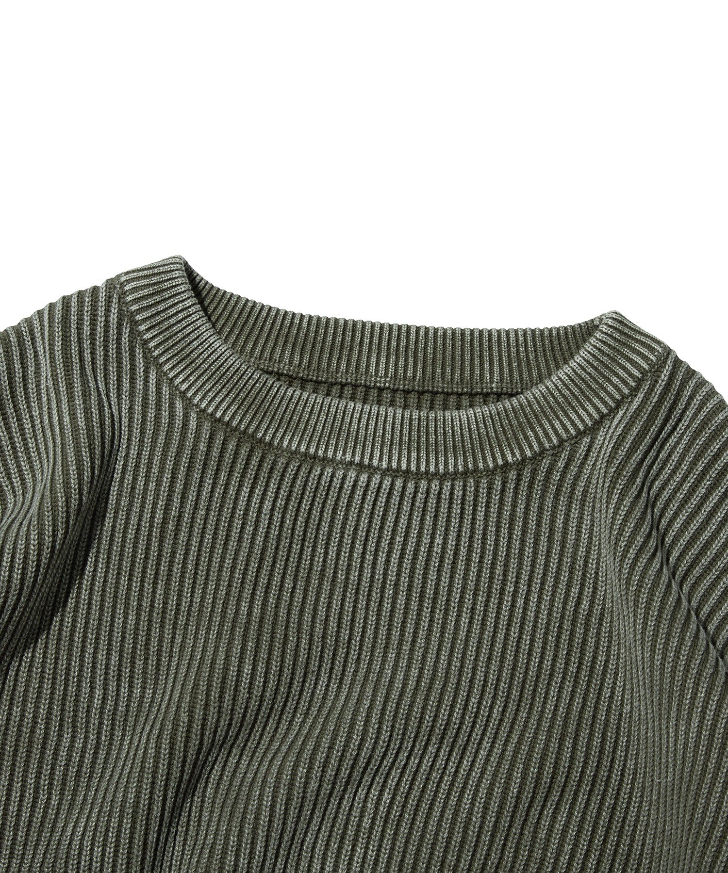 WASHED KNIT [KHAKI]