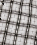 CROPPED CHECK SHIRT [WHITE]