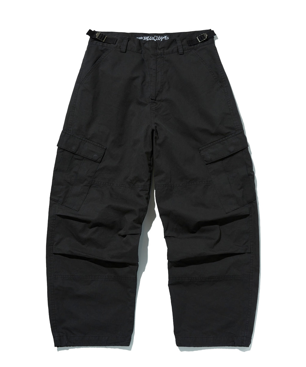 WASHED CARGO PANTS [BLACK]