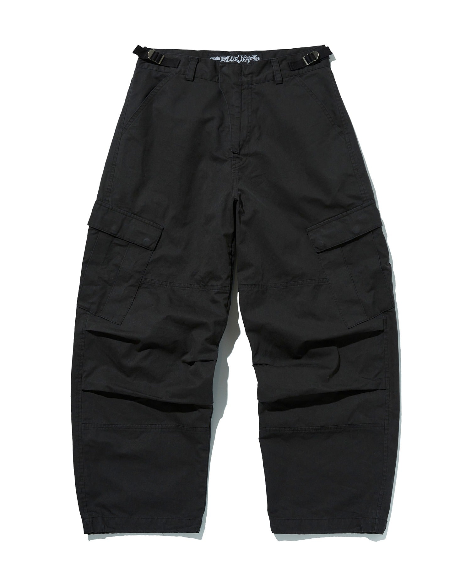 WASHED CARGO PANTS [BLACK]