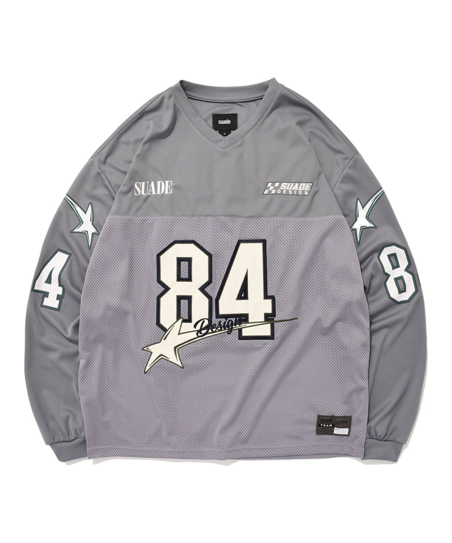 84 STAR RACING LONG SLEEVE [GRAY]