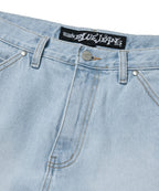 CARPENTER DENIM SHORTS [LIGHT BLUE]