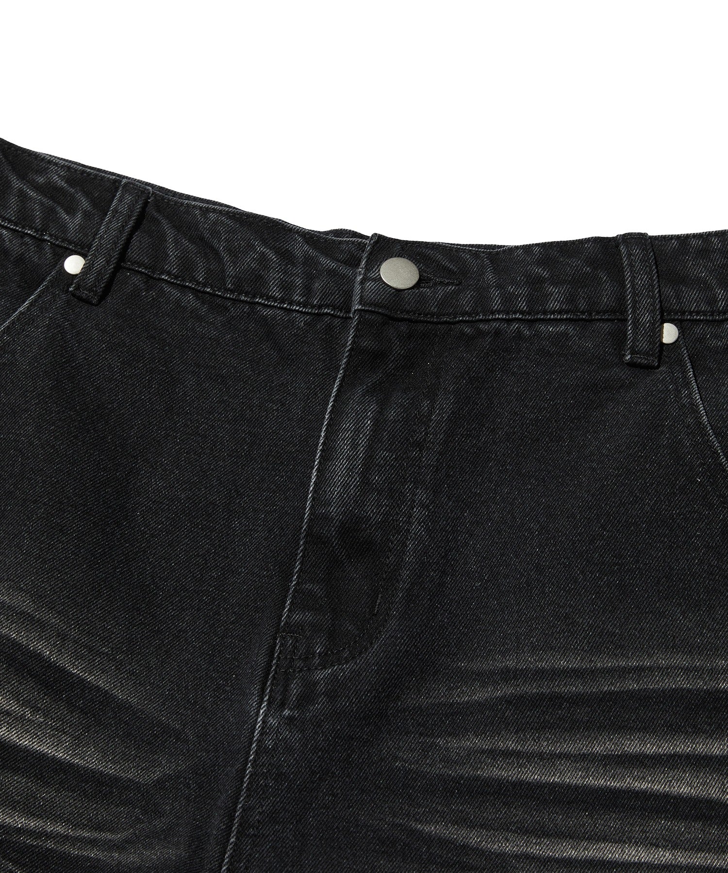 WRINKLE DENIM [BLACK]
