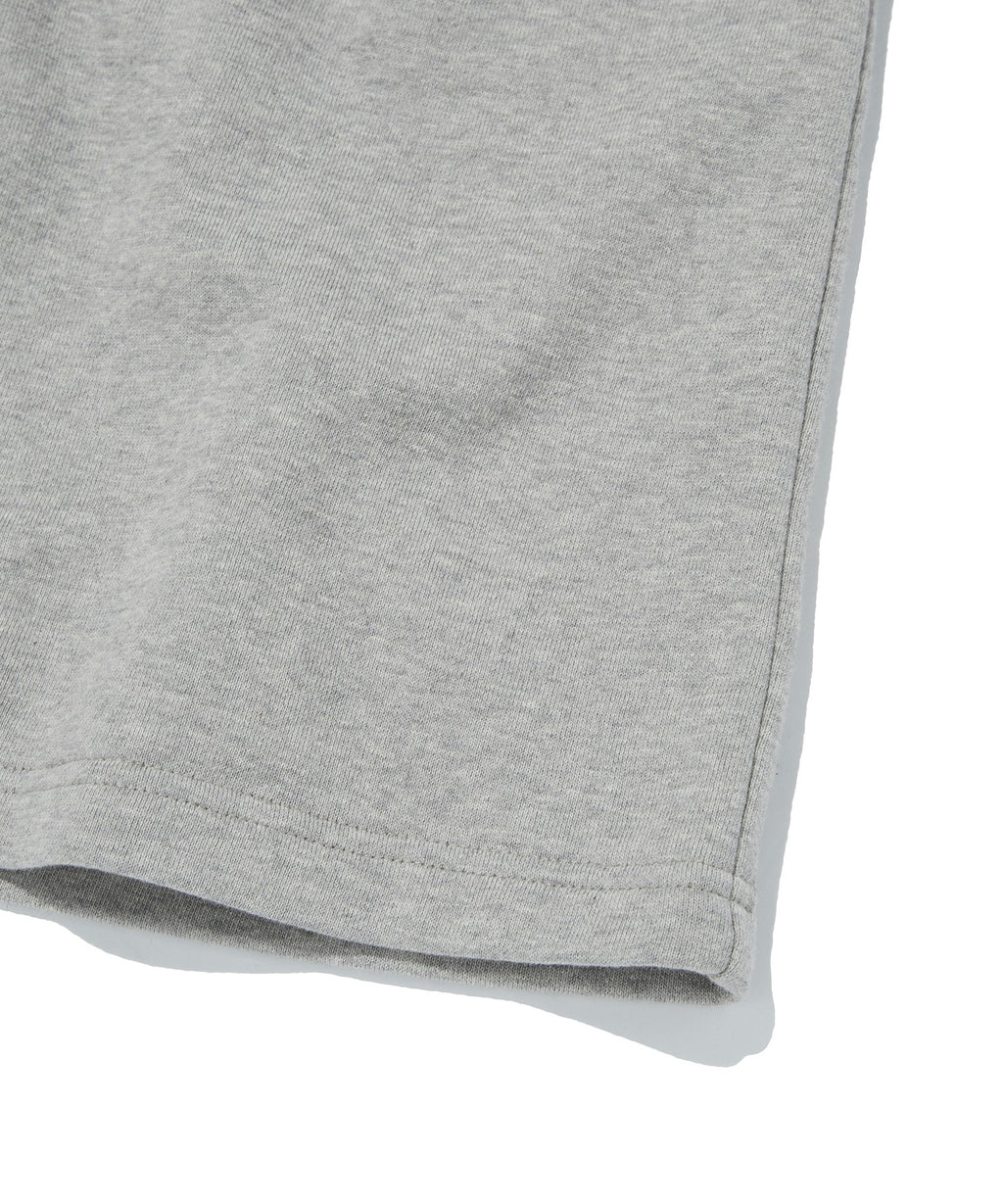 WIDE SWEAT SHORTS [GRAY]