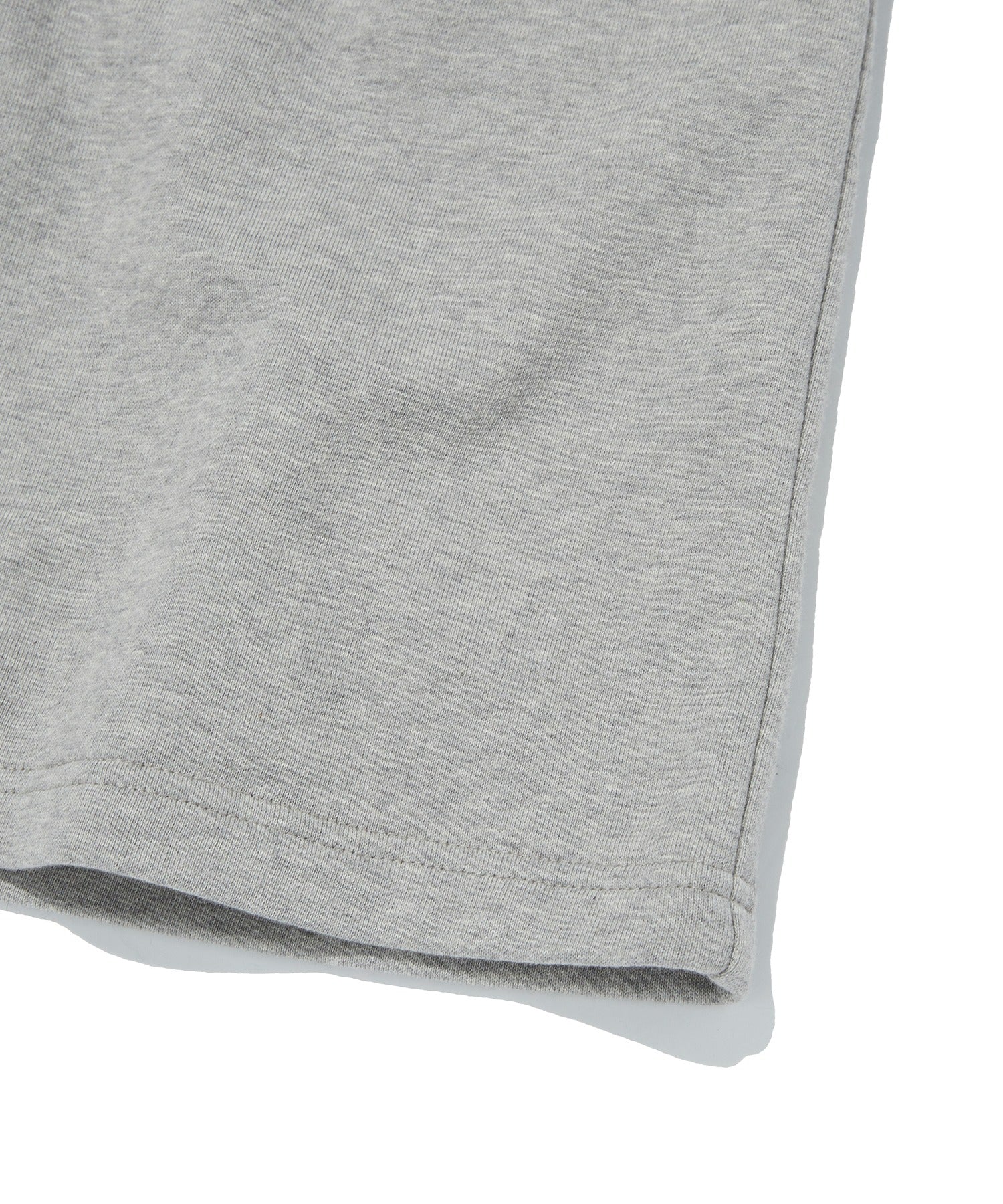 WIDE SWEAT SHORTS [GRAY]