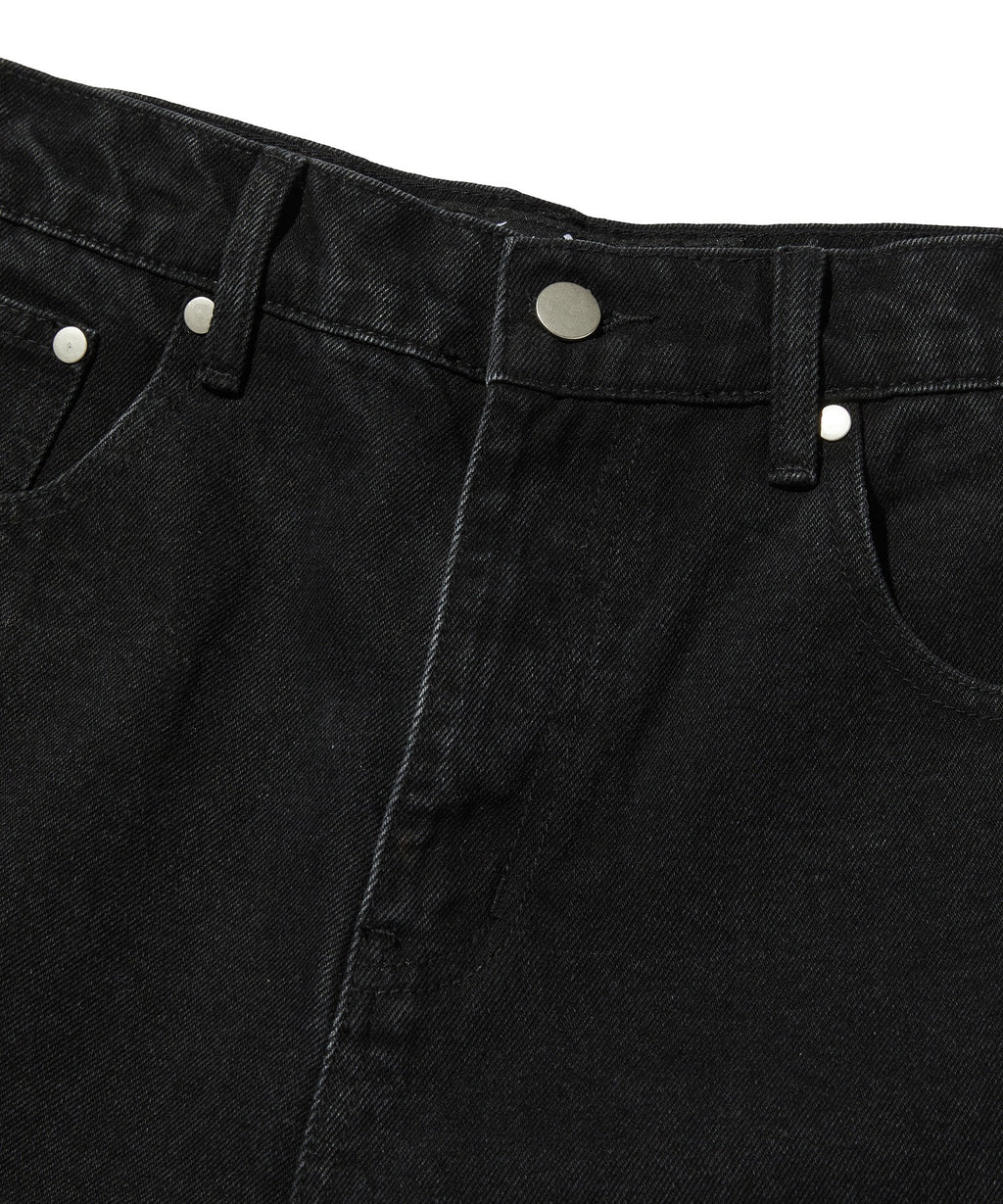 CINCH BACK DENIM [BLACK]