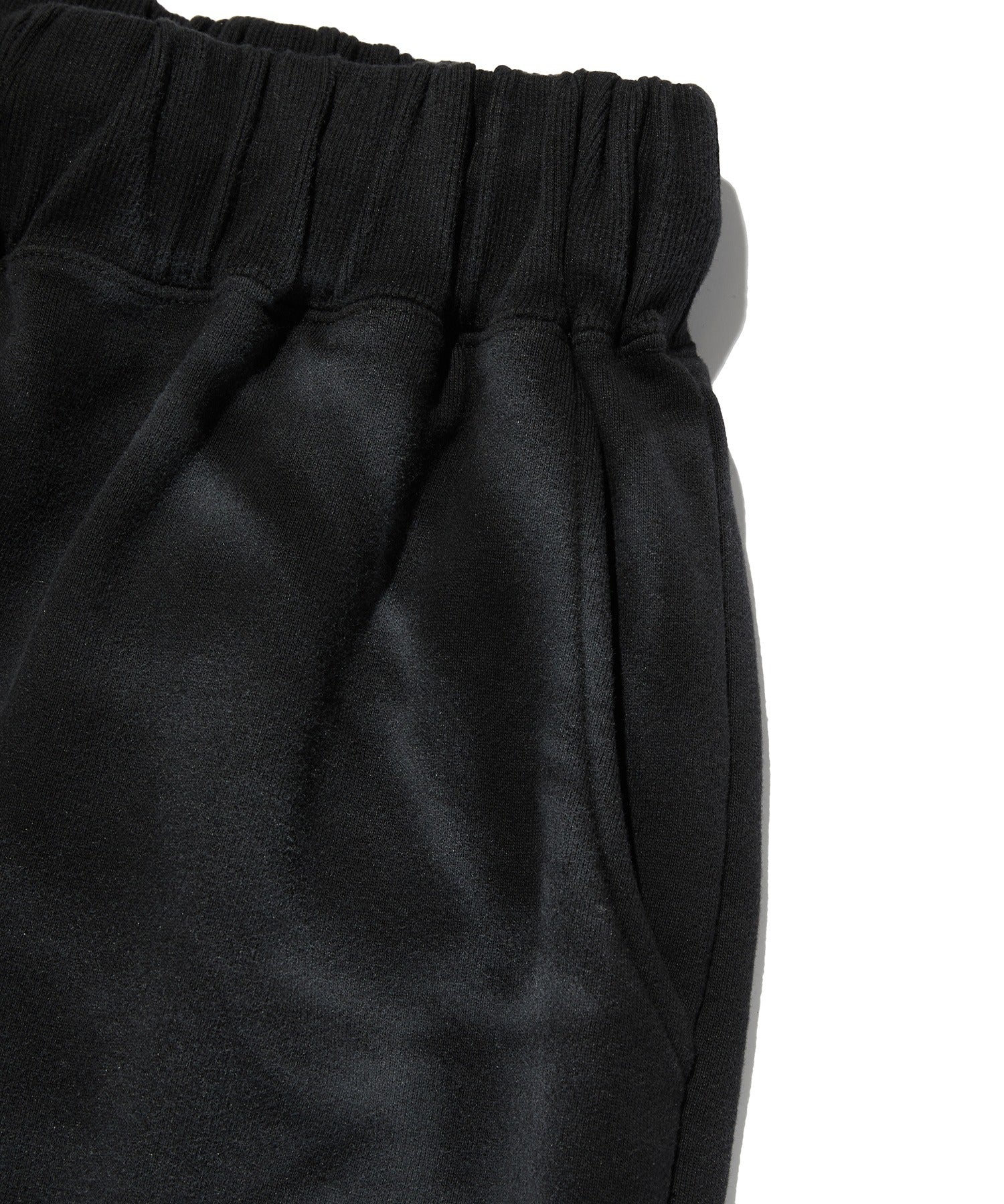 CUT EDGE SWEAT SHORTS [WASHING BLACK]
