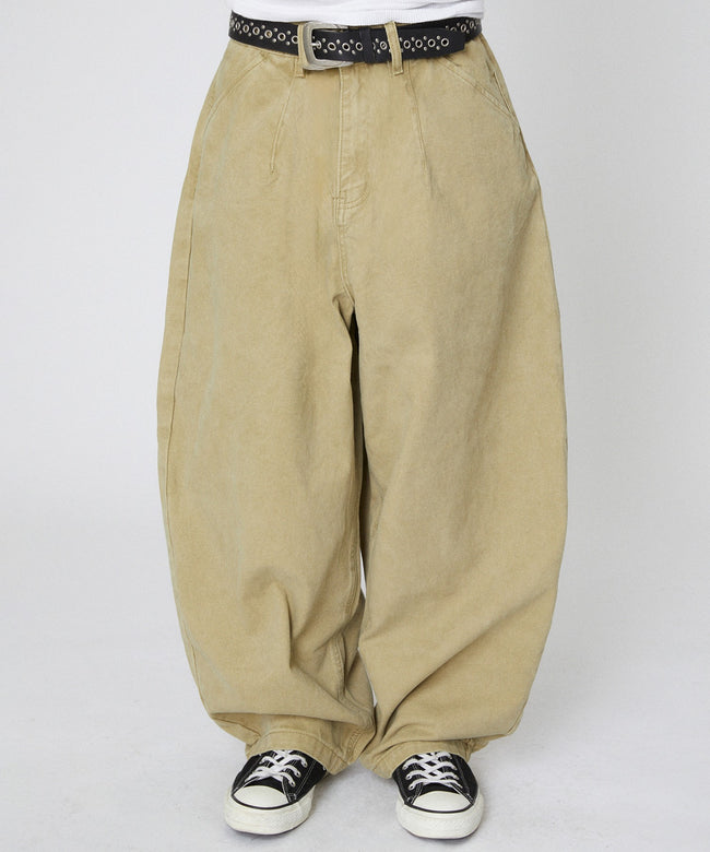 WIDE CHINO PANTS [KHAKI] Main Image