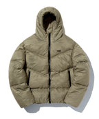 HOODED PUFFER JACKET [KHAKI]