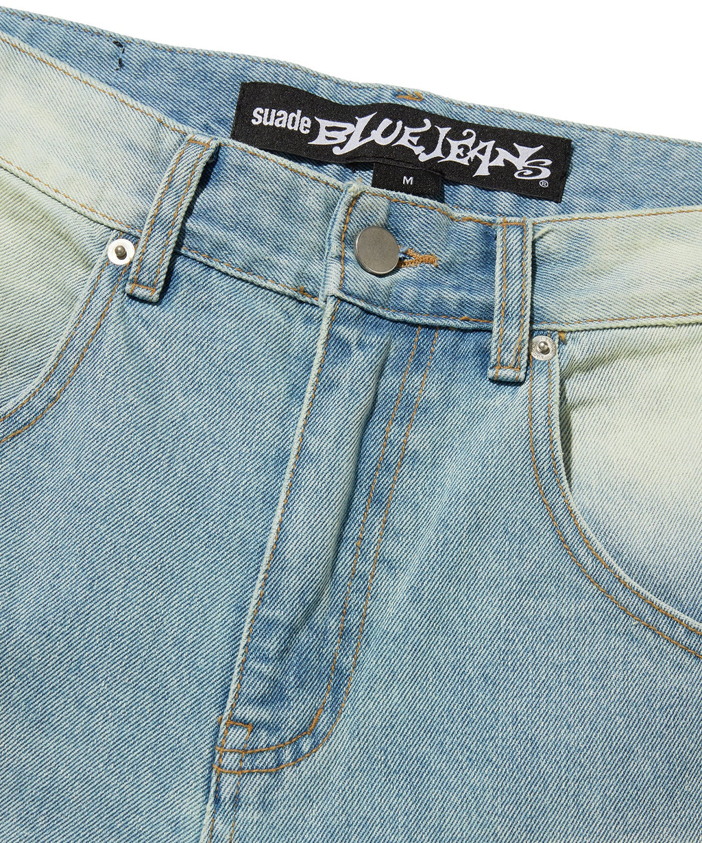 COLOR WASHED DENIM [BLUE]