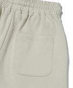 WIDE SWEAT SHORTS [IVORY]