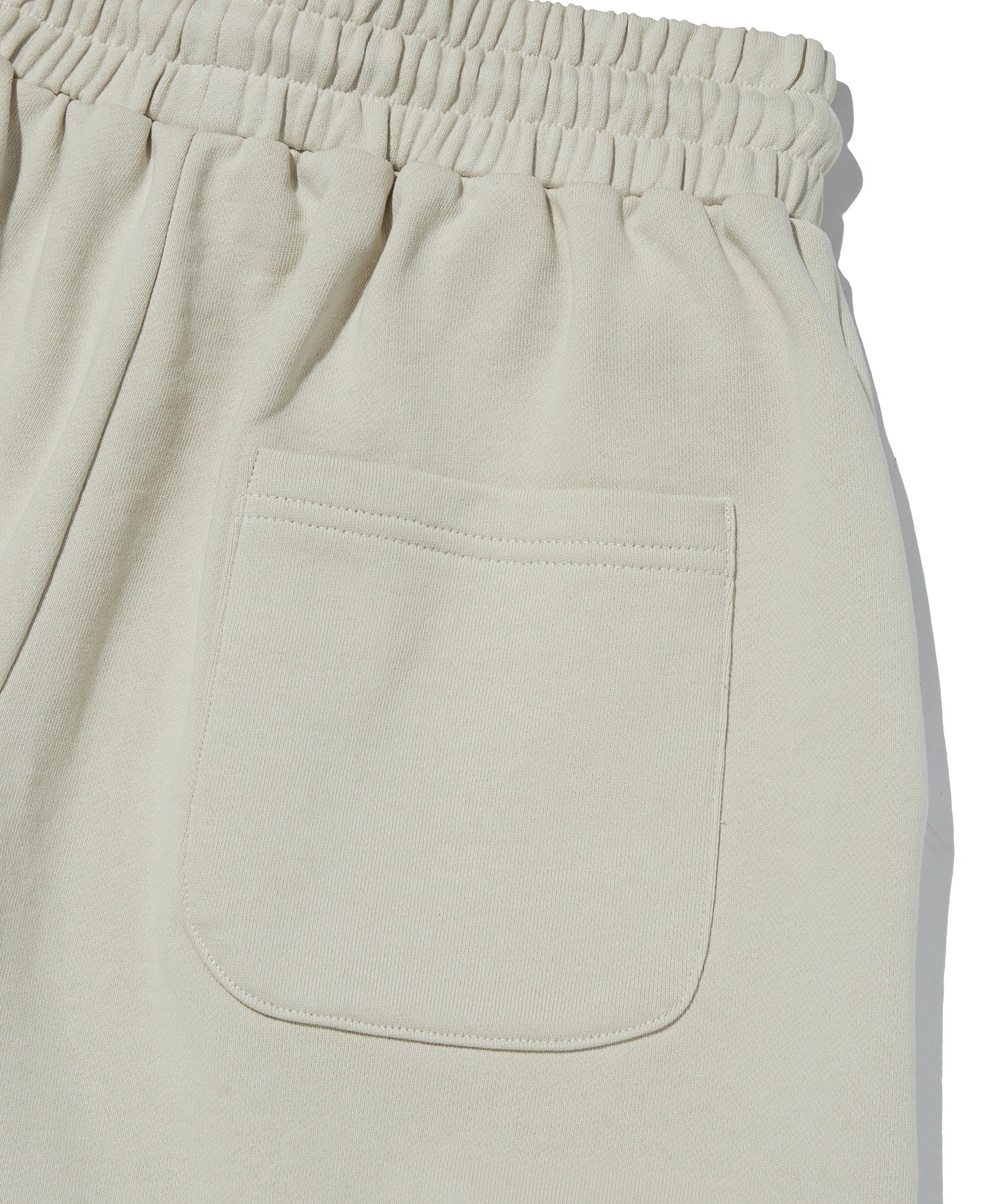 WIDE SWEAT SHORTS [IVORY]