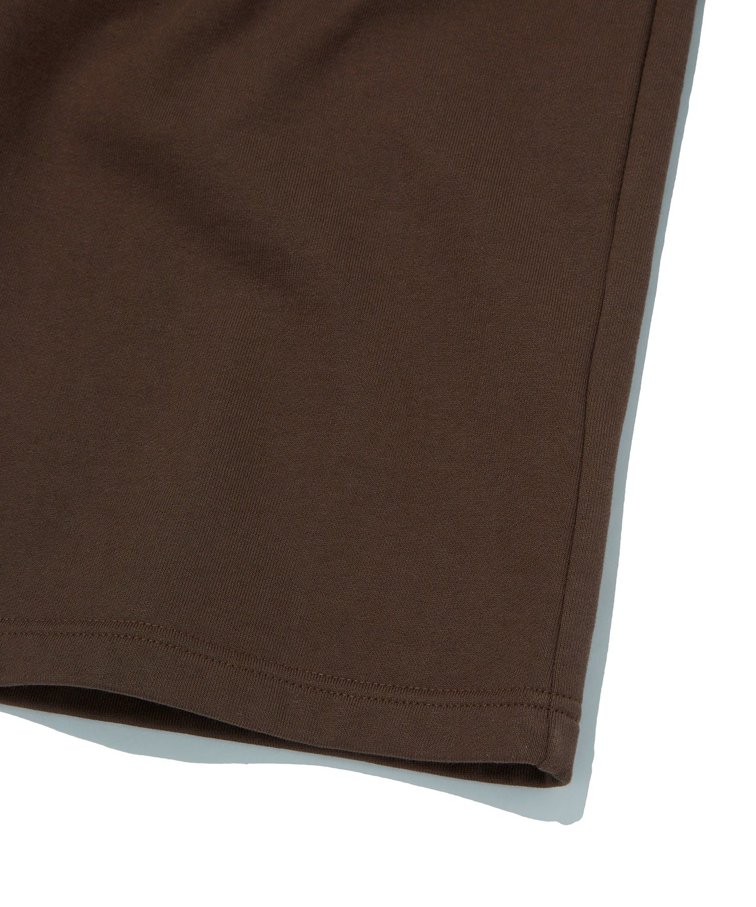 WIDE SWEAT SHORTS [BROWN]