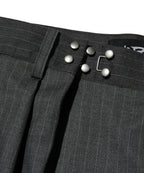 TWO TUCK STRIPE SLACKS [GRAY]