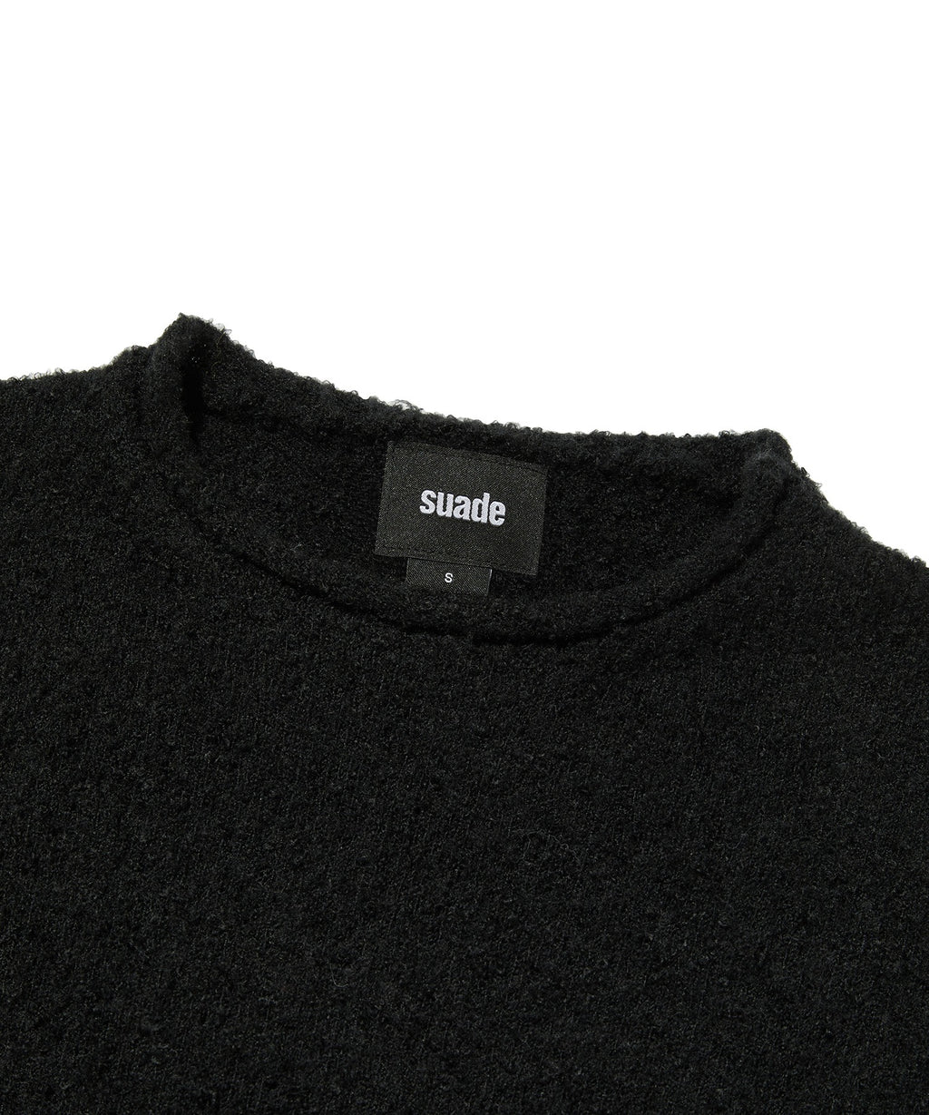 SHEARLING KNIT [BLACK]