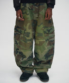 WASHED CARGO PANTS [GREEN CAMO]