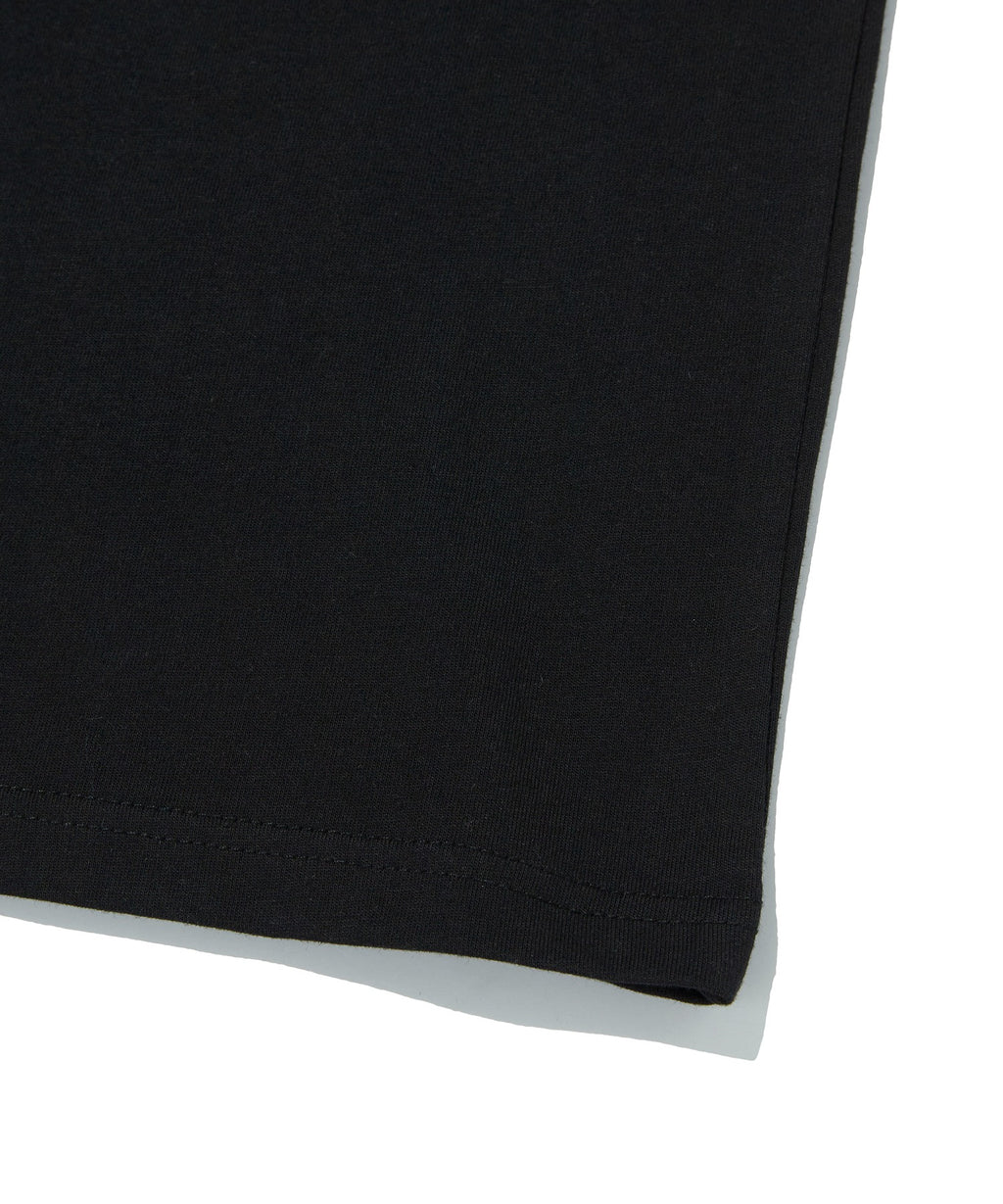HUH!! LEOPARD TEE [BLACK]