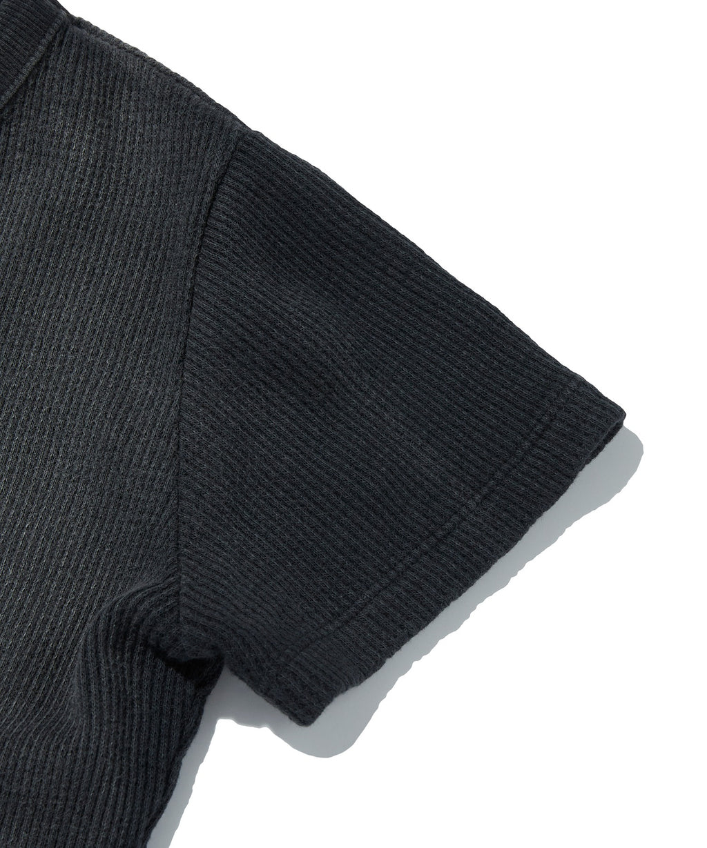WASHED THERMAL LOGO TEE [BLACK]