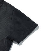 WASHED THERMAL LOGO TEE [BLACK]