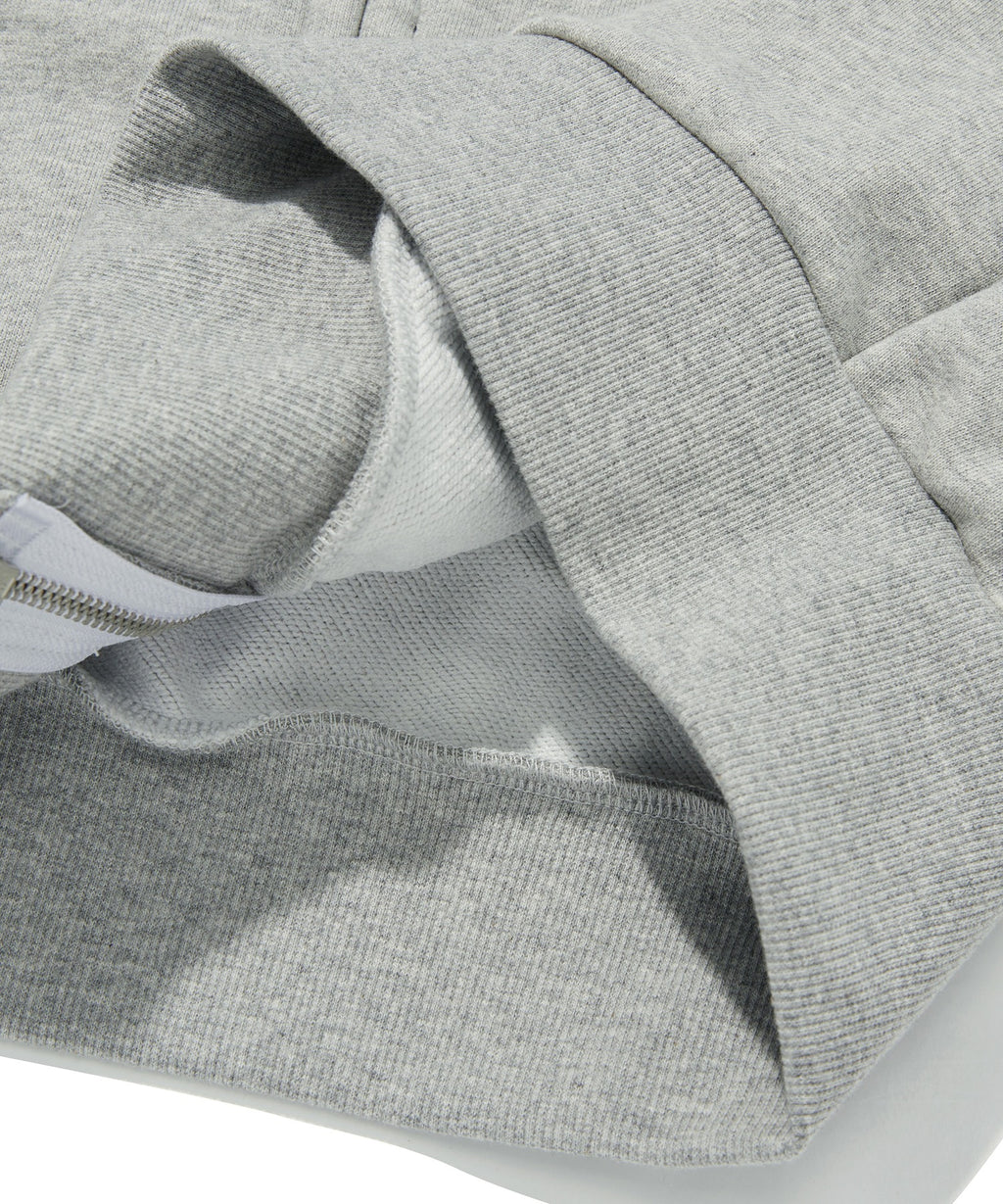 NORMAL HOOD ZIP UP [GRAY]