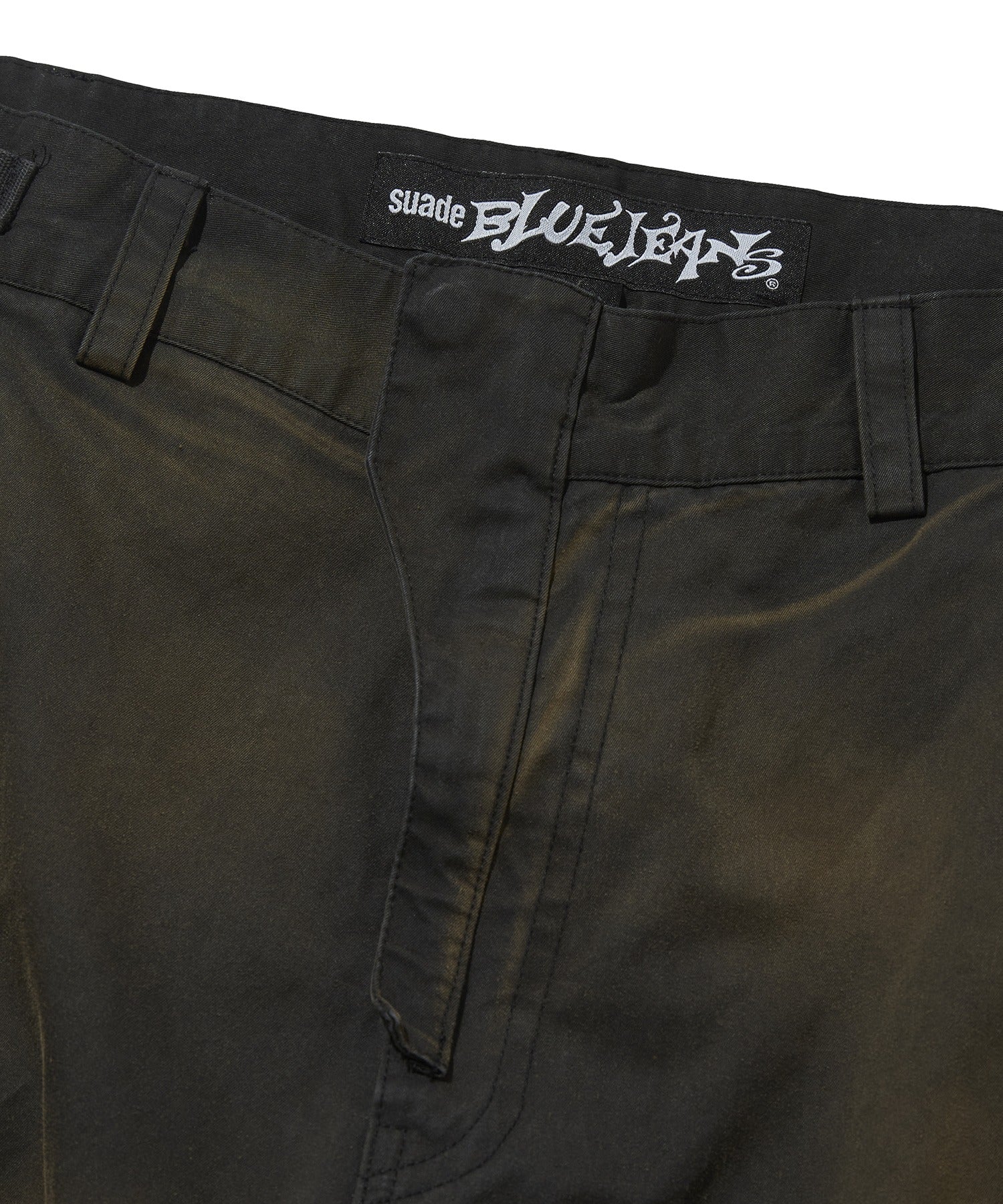 WASHED CARGO PANTS [DARK BLACK]