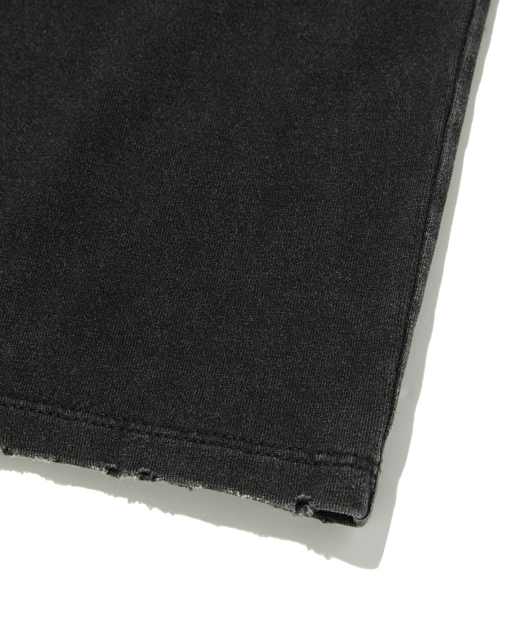 SUNNY ONE SHOULDER TEE [WASHING BLACK]