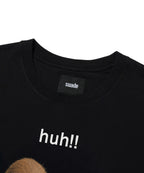 HUH!! CAPYBARA TEE [BLACK]