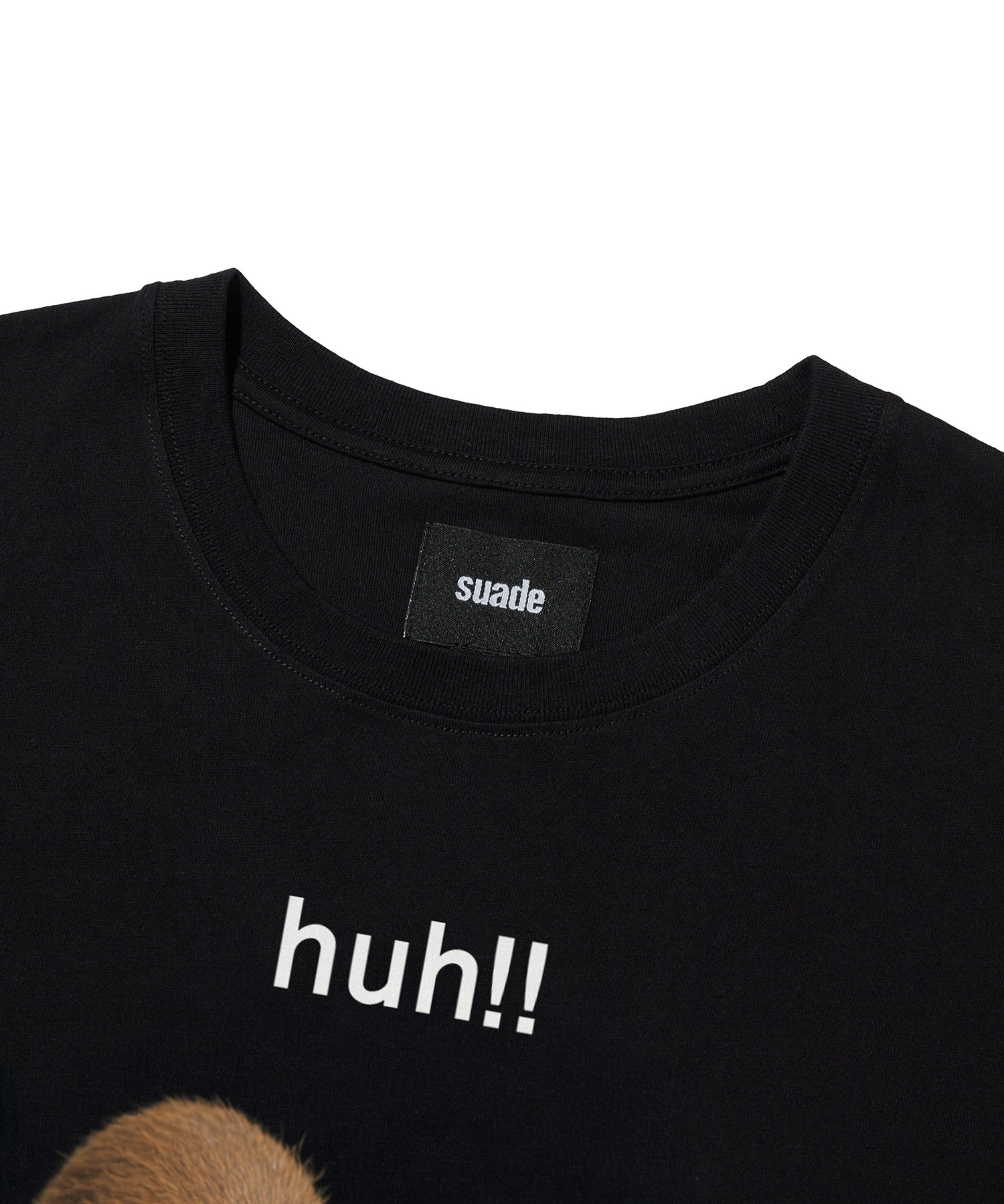 HUH!! CAPYBARA TEE [BLACK]