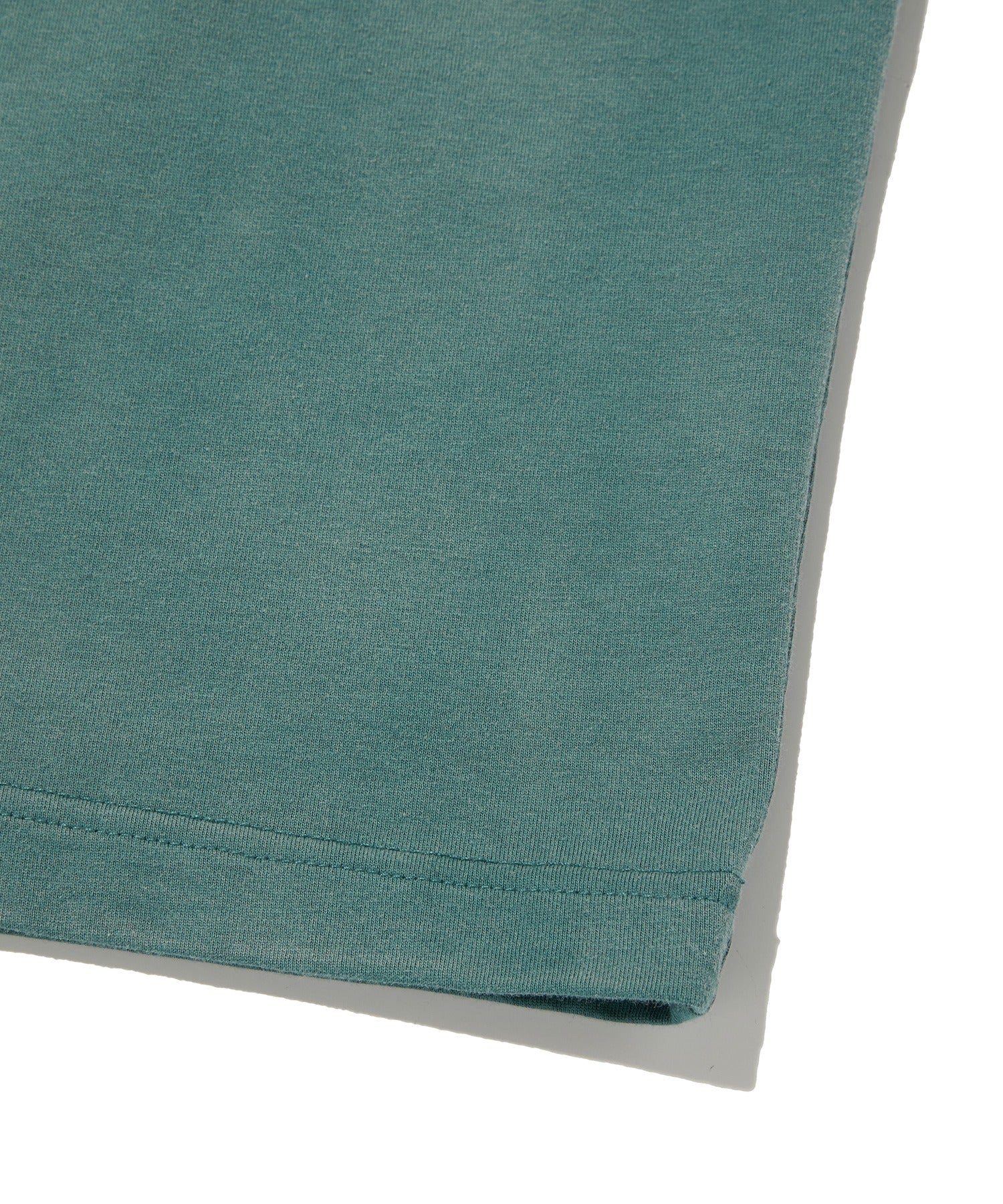 POCKET CROPPED TEE [WASHING GREEN]