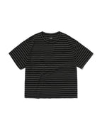 TEXTURED POCKET TEE [BLACK WHITE]