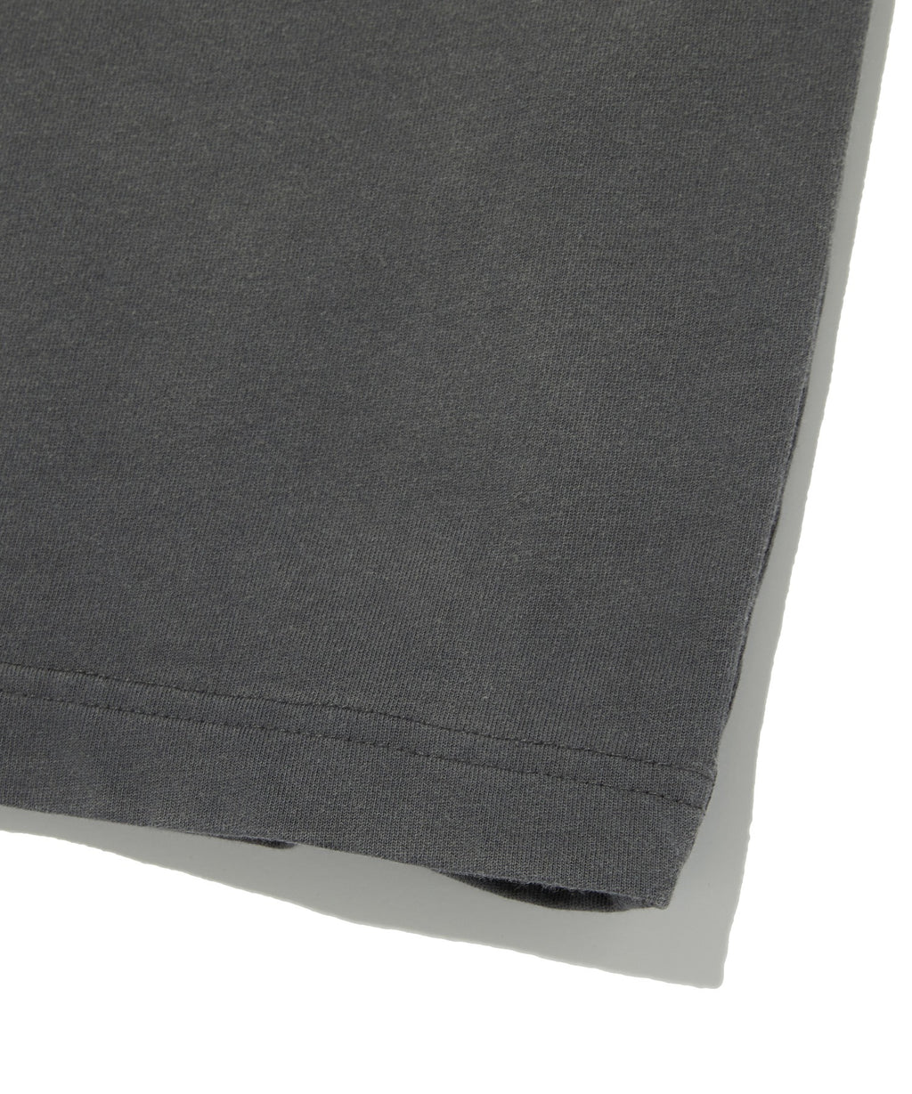 POCKET CROPPED TEE [WASHING GRAY]