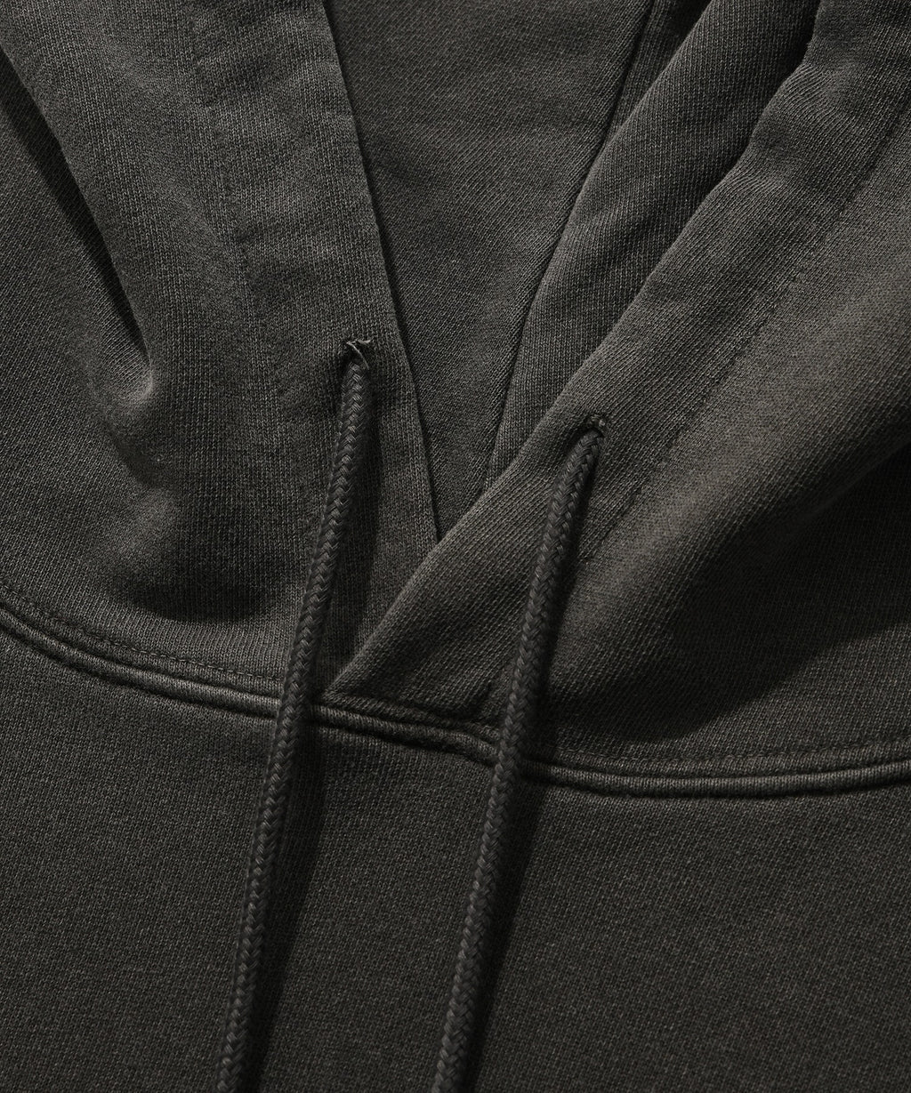 FIRE SUADE HOODIE [PIGMENT BLACK]