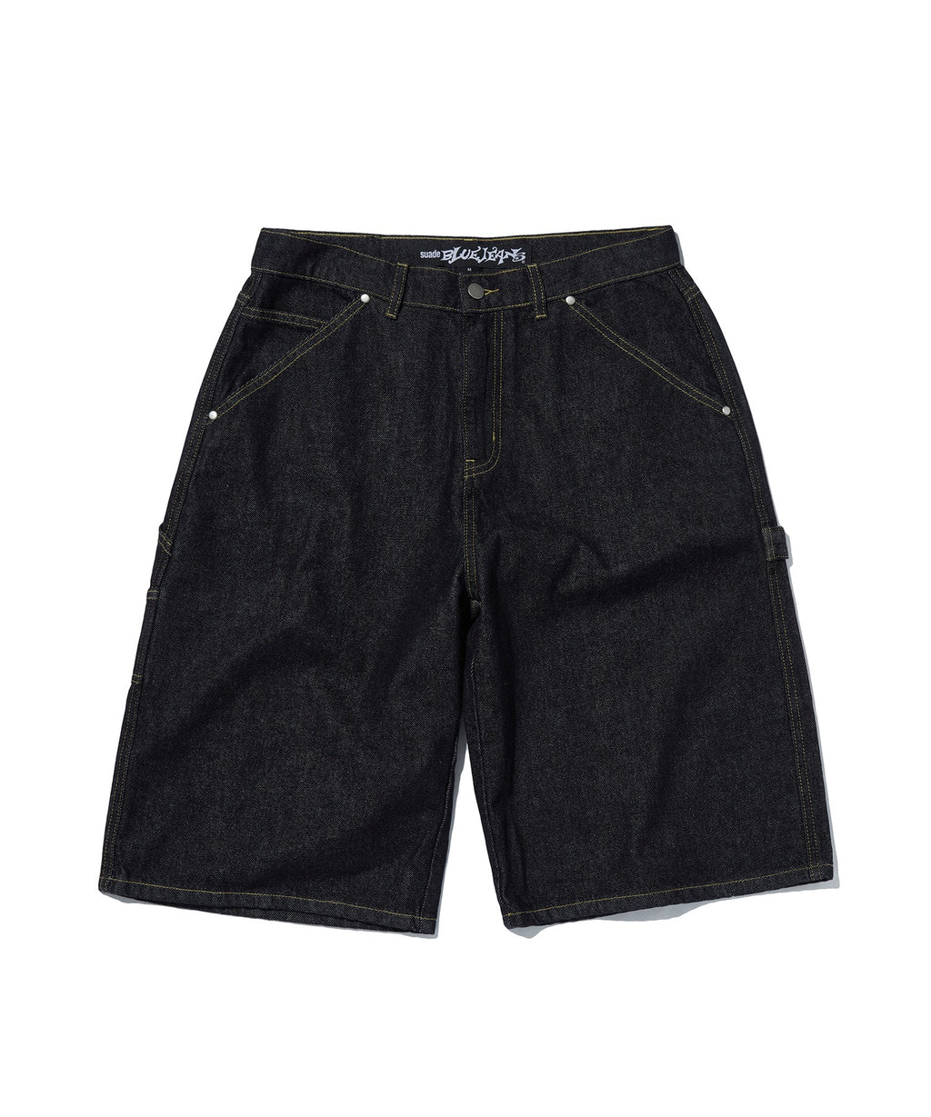 CARPENTER DENIM SHORTS [RAW INDIGO]