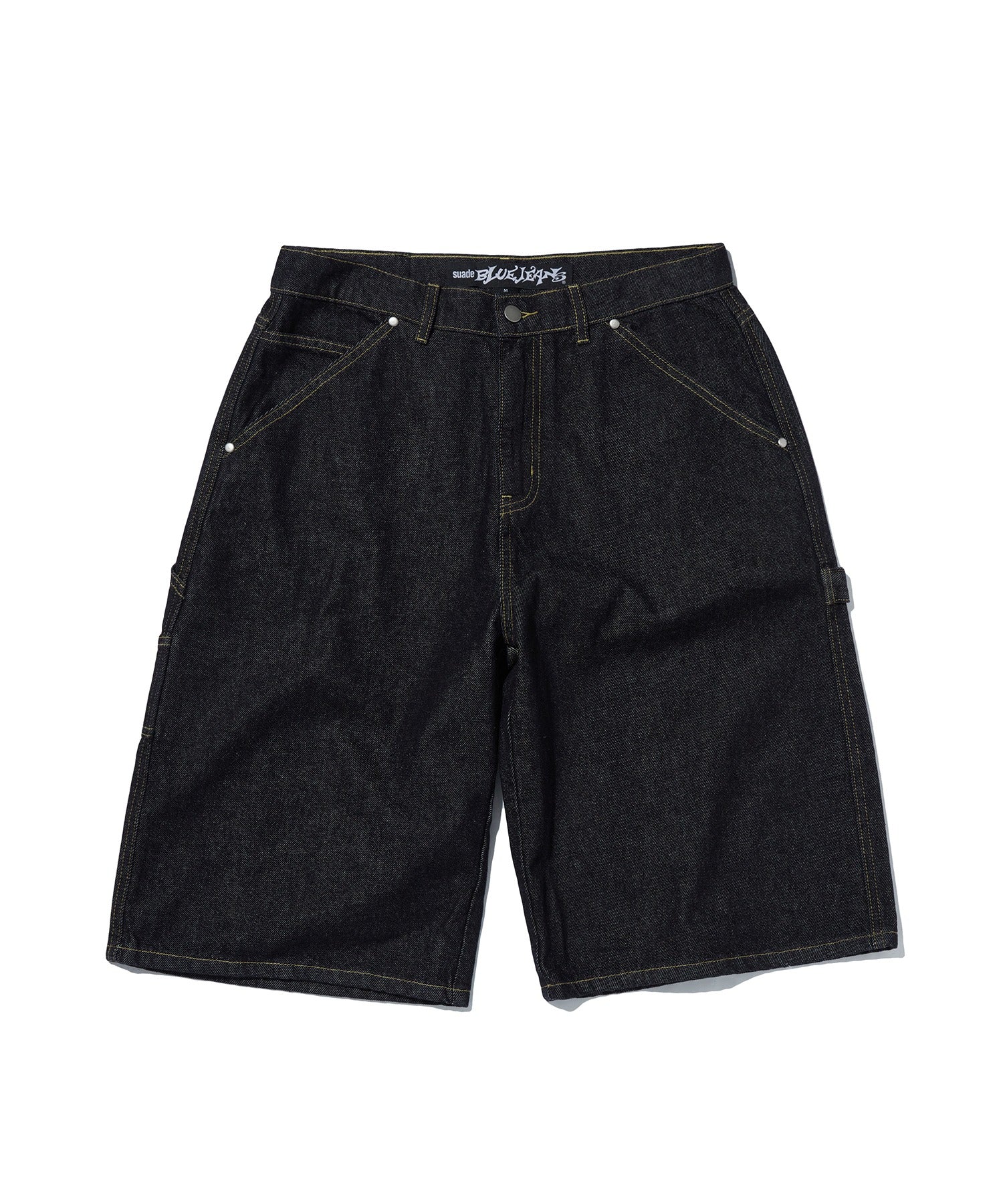 CARPENTER DENIM SHORTS [RAW INDIGO]