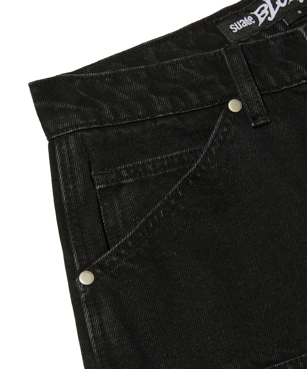CONTOUR DOUBLE KNEE SHORTS [BLACK]