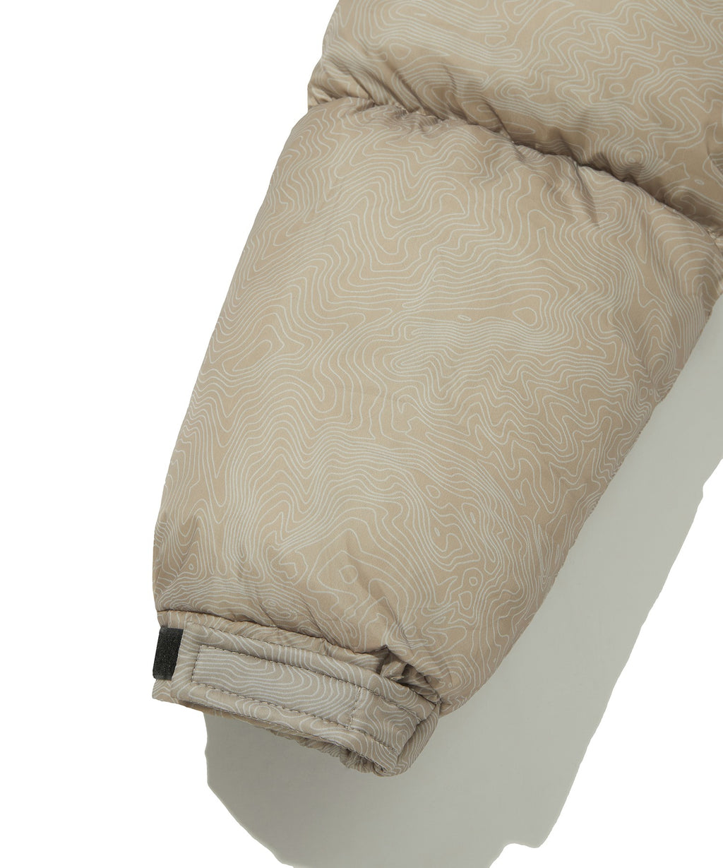 SHORT PUFFER JACKET [BEIGE]